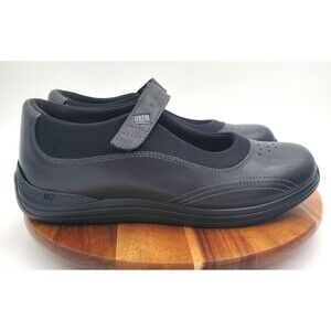 Drew Rose Mary Jane Comfort Shoes Women’s 8M Black Leather Orthopedic Support